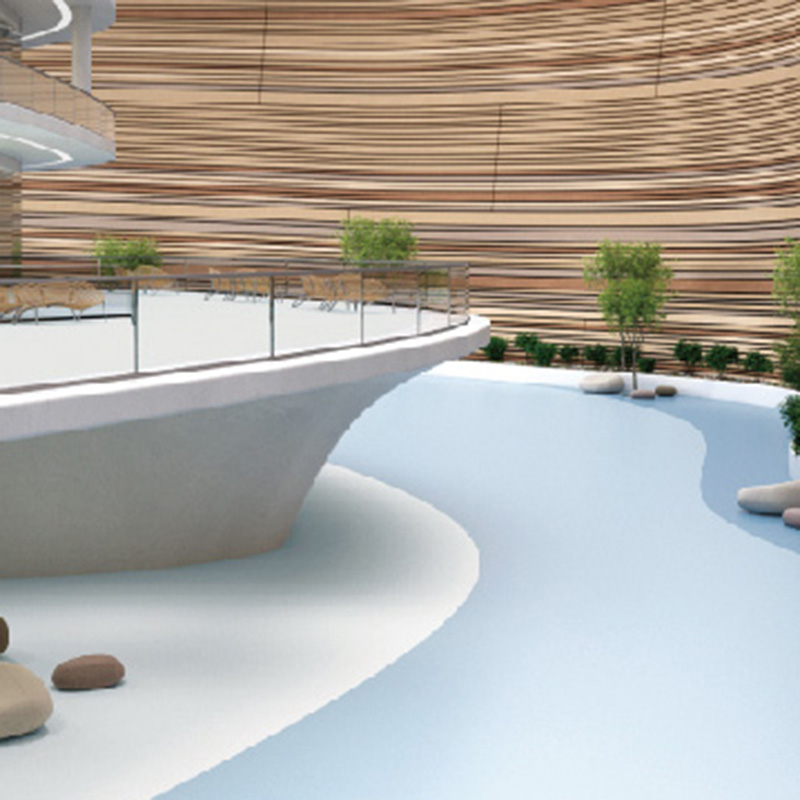 sciath polúireatán PUR urláir aonchineálach